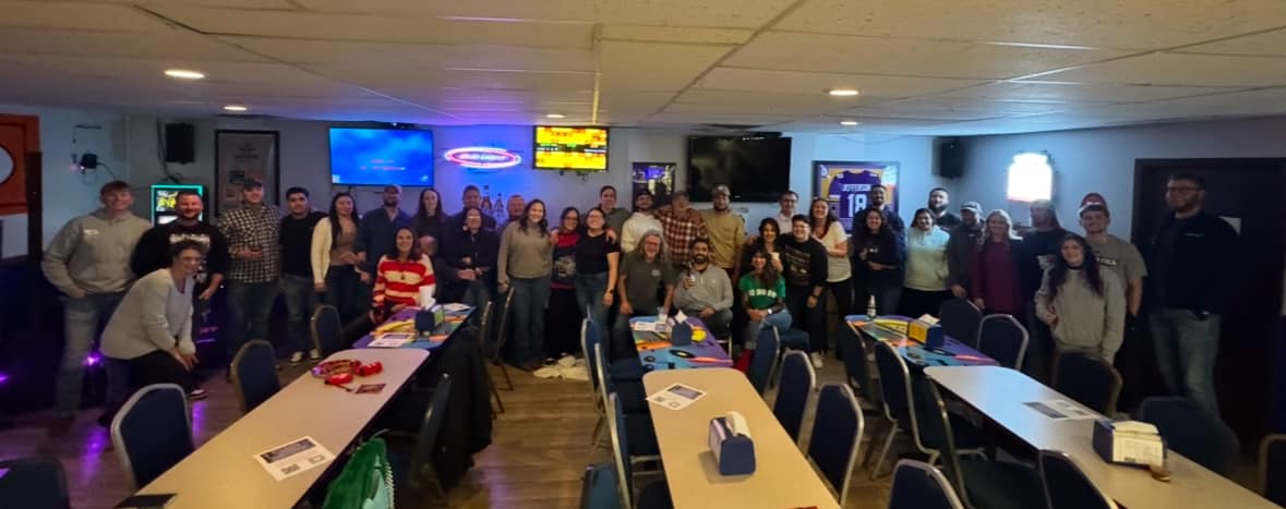 frae inc group photo party